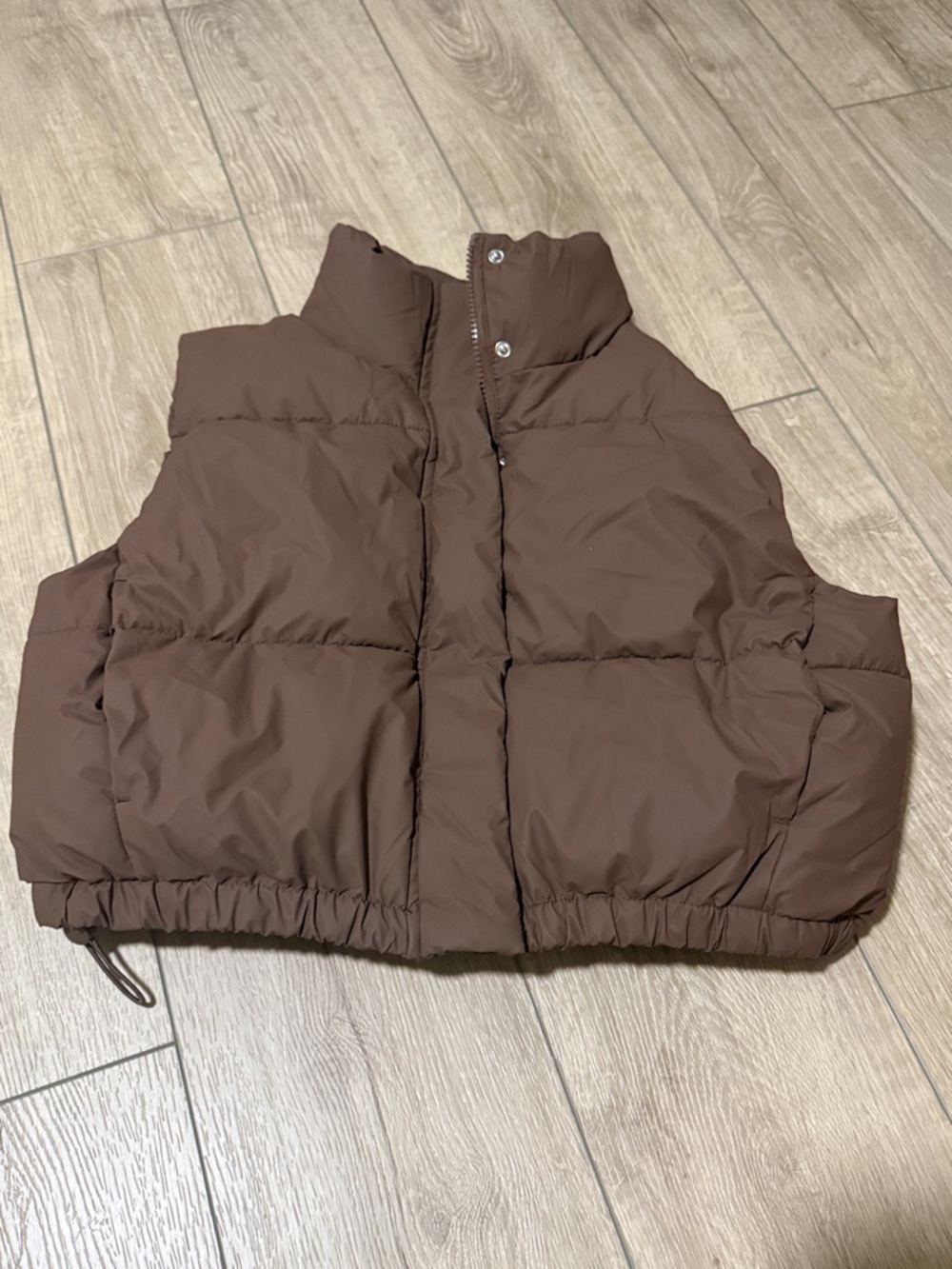Love Tree Brown Puffer Vest